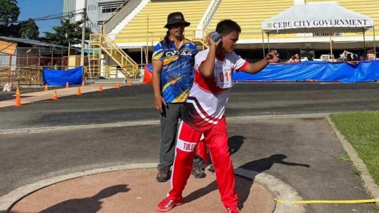 Visually Impaired Student Wins Gold In Cebu Regional Athletic Meet
