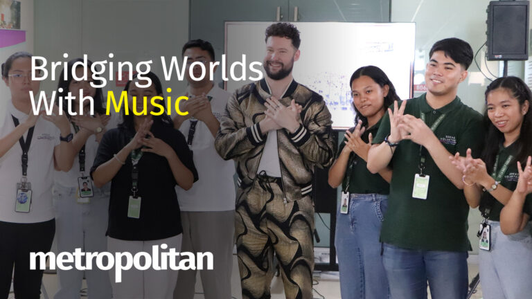 British Singer-Songwriter Calum Scott Performs With Filipino Deaf Students