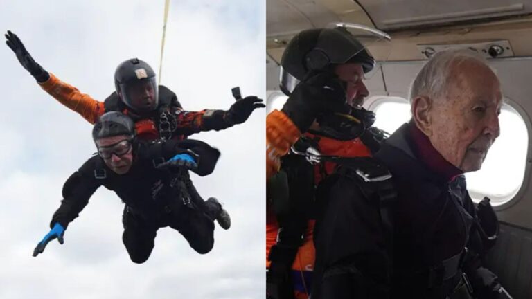 Texan Centenarian Reclaims Guinness World Records Title With Skydiving Feat