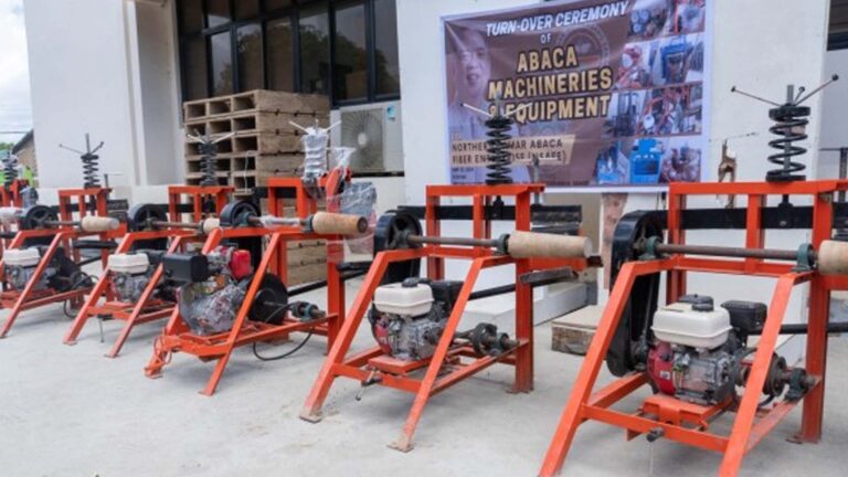 Northern Samar Abaca Farmers Get New Machinery