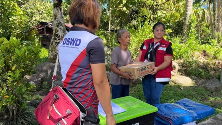 Fire-Affected Families In Camarines Sur Get Aid From DSWD