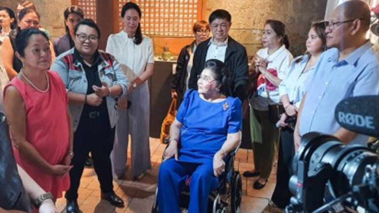 Imelda Marcos, First Lady Visit Marikina Shoe Museum
