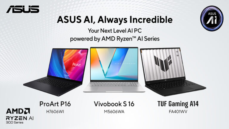 ASUS PH Debuts AI PCs With AMD Ryzen 300 Series