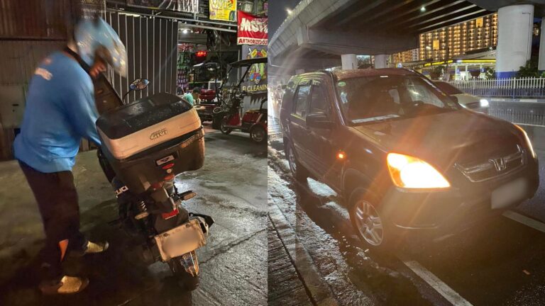 Angkas Rider Offers Selfless Assistance To Stranded Motorists In Pasig City