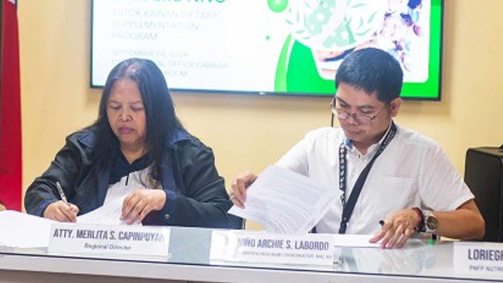 2 Caraga ARBOs Win Supply Agreement For Government Nutrition Program