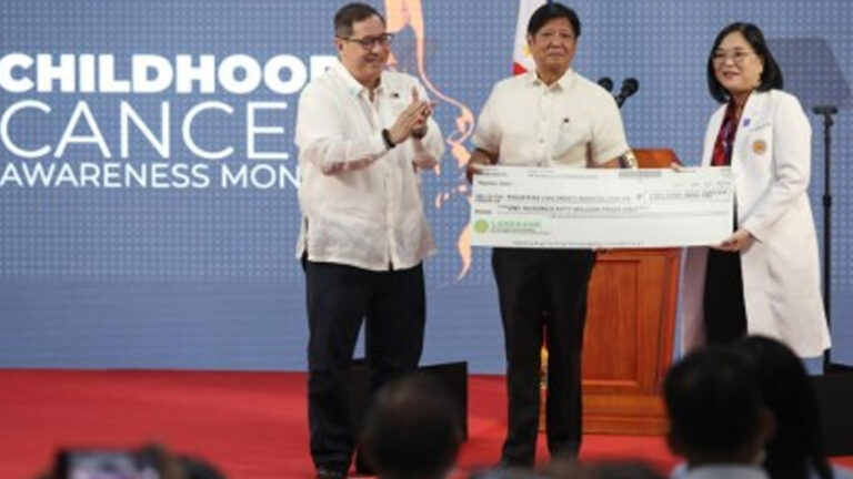 President Marcos Donates PHP150 Million To Philippine Children’s Medical Center
