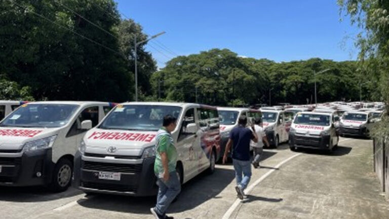 DBM Okays DOH Purchase Of 173 Medical Vehicles