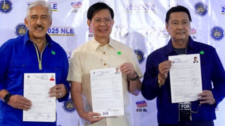 Lacson, Sotto, Lapid Formalize Senatorial Bid For 2025 Polls