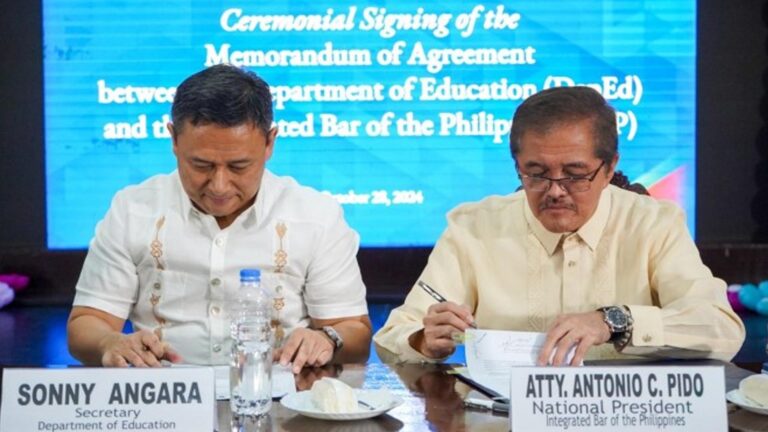 DepEd, IBP Partnership To Provide Free Legal Aid To Teachers, Staff