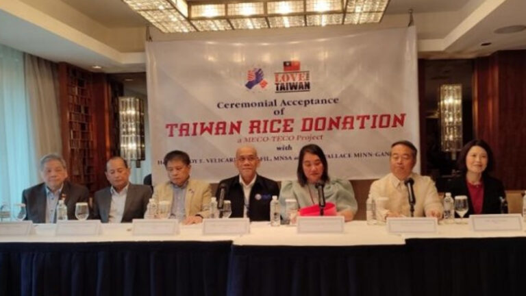 Taiwan Bares Plans To Help Modernize Philippines Rice Production
