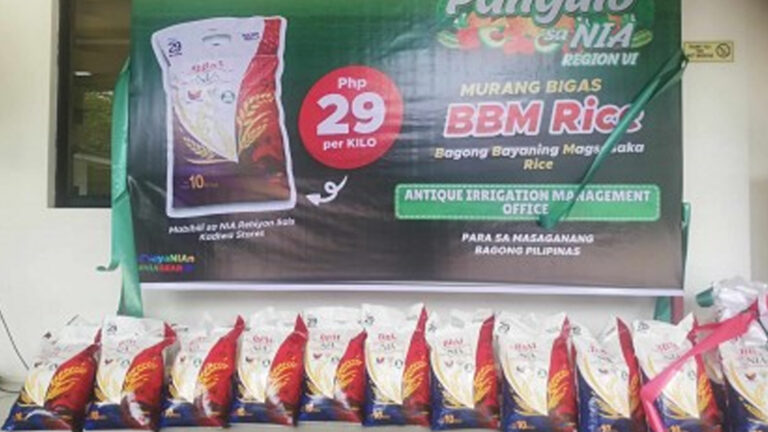 NIA Offers BBM Rice To Vulnerable Sectors In Antique