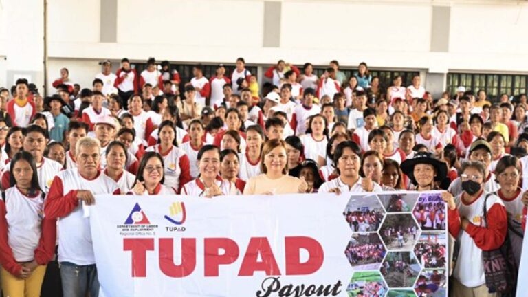 ‘Kristine’-Affected Residents Of Camarines Norte Get PHP4.2 Million TUPAD Salaries