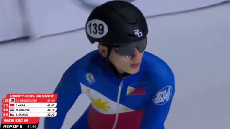 Junior Speed Skater Secures Historic First Medal for the Philippines at ISU World Cup