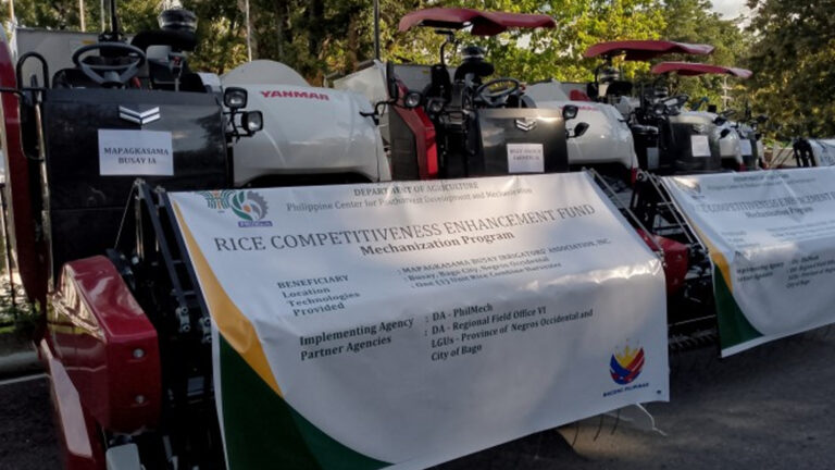 Negros Occidental Farmers, LGUs Get Rice Machinery To Improve Productivity
