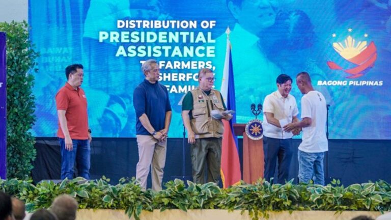 PBBM Distributes PHP50 Million Aid To Calamity-Hit Pangasinan Agri Workers