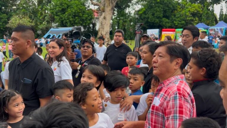 President Marcos Hosts Christmas Party, Gift-Giving For Children