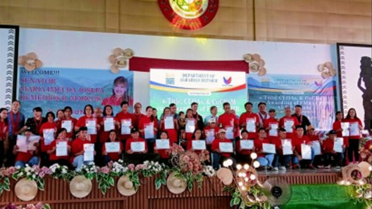 562 Hectares Of Agrarian Land In Cordillera Awarded In 2024