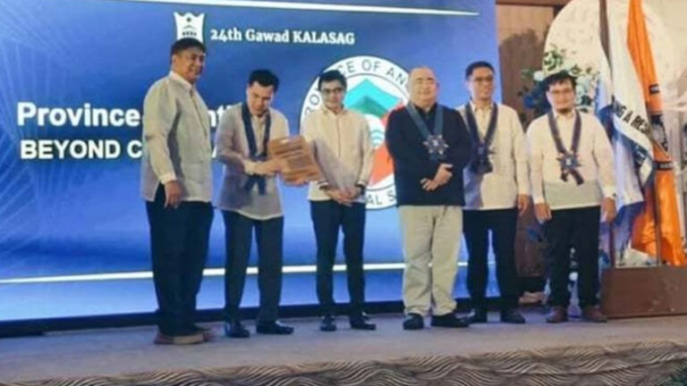 Antique Earns Gawad Kalasag Award For Zero-Casualty During Calamities
