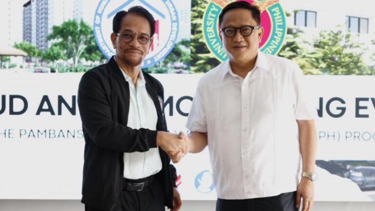 DHSUD, UP Ink Partnership Under PBBM’s 4PH Program