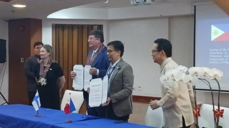 Philippines, Finland Strengthen Cooperation On Ethical Labor Mobility