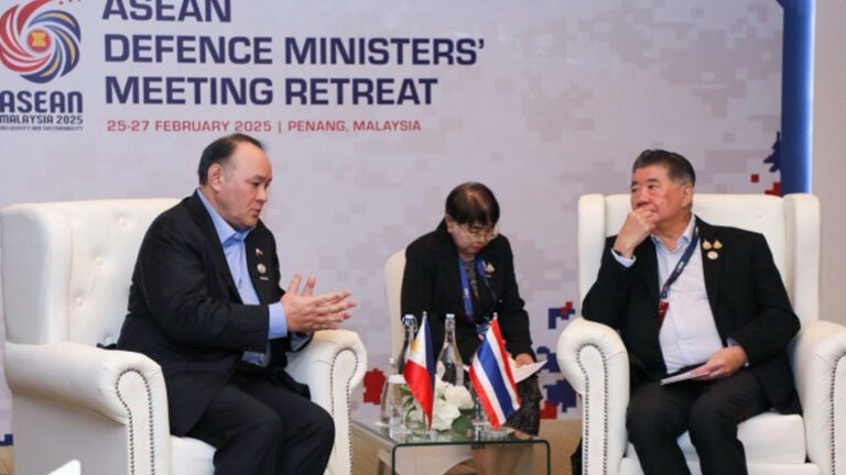 Philippines, Thailand Defense Chiefs Tackle Disaster Response, Security Issues
