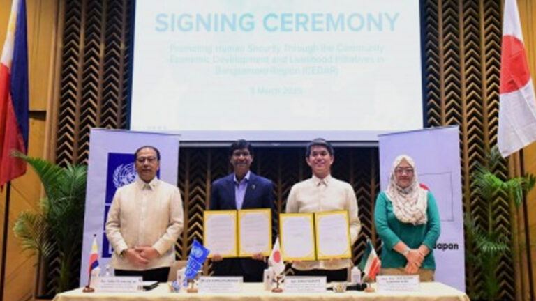 Japan, UNDP Ink New PHP174 Million Grant To Boost BARMM Economic Growth