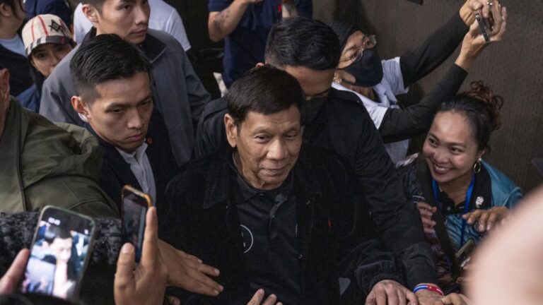 Former President Duterte Arrested Over Drug Killings After Return From Hong Kong
