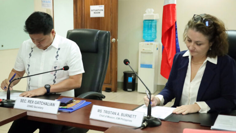 DSWD, IOM Renew Partnership For Enhanced Humanitarian Response