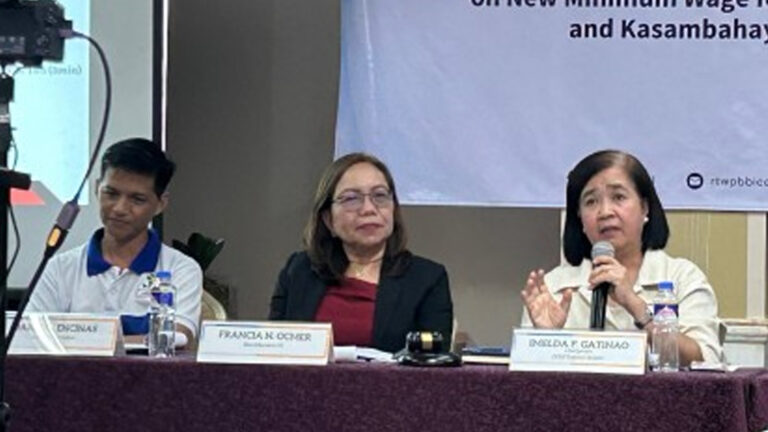 Bicol Workers Thank Government For Wage Increase