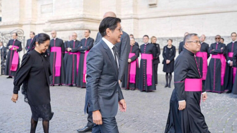 PBBM, First Lady Pay Final Respects To Pope Francis