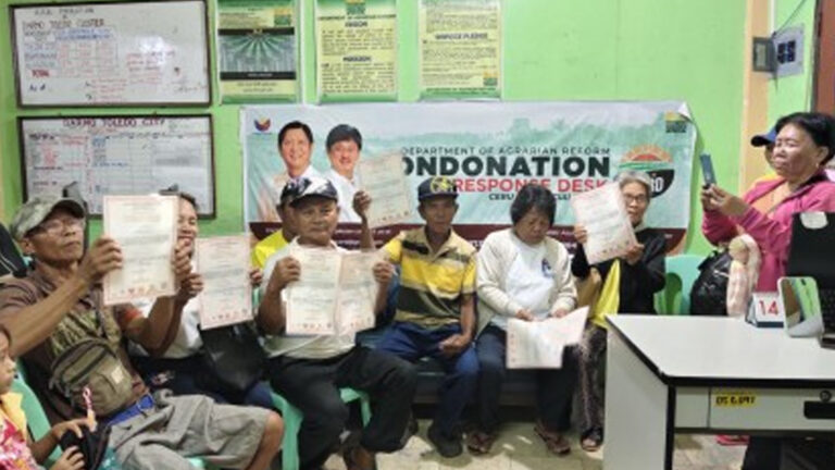DAR Cancels Over PHP500 Thousand Unpaid Amortizations For 220 Cebu Farmers
