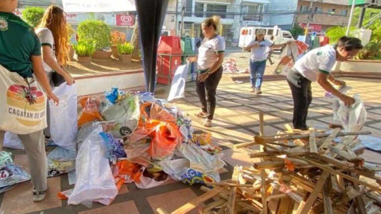 Cagayan De Oro Recycles 511 Kilograms Of Campaign Waste Into Seedling Pots