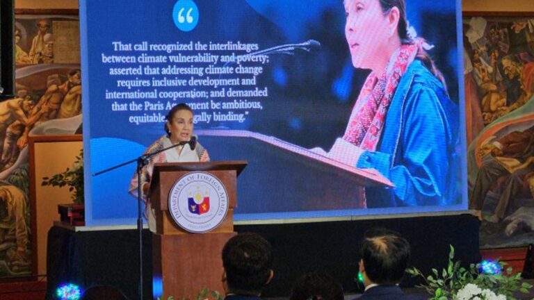 Senator Legarda Renews Manila Call For Bold Climate Action Ahead Of UNOC3