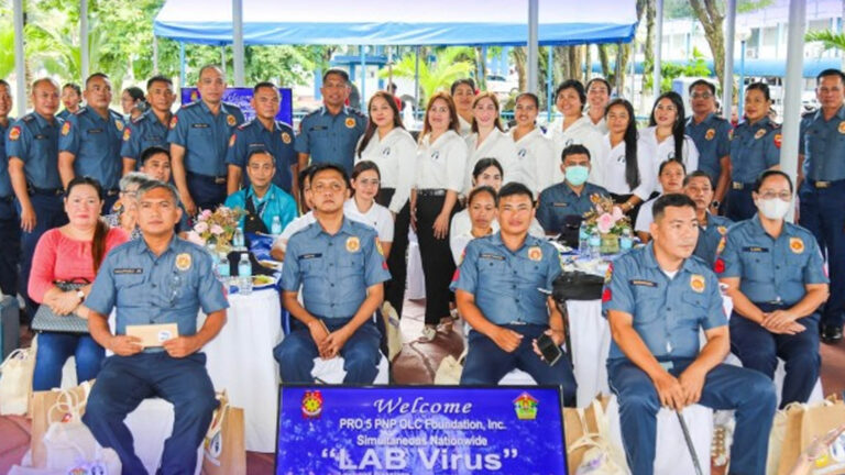 Bicol Cops, Dependents Get Medical, Social Services
