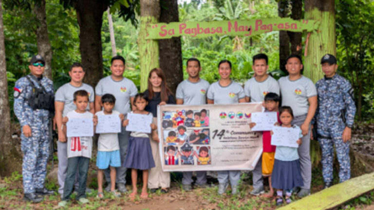 BJMP Brooke’s Point Launches Read-A-Book, Feeding Drive