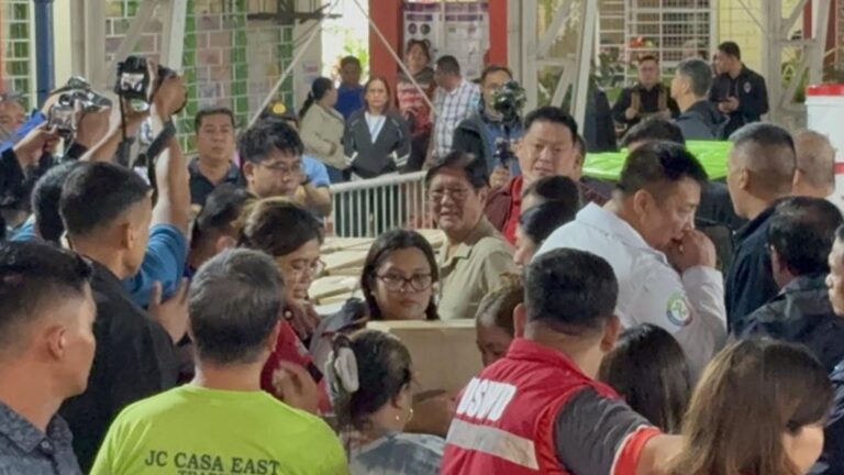 PBBM Visits Flood-Hit Area, Leads Aid Distribution In Rizal Town