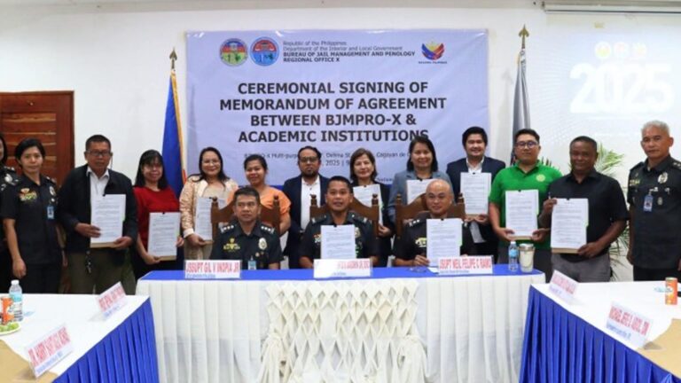BJMP-10 Inks Pact With Schools For Inmate Aid
