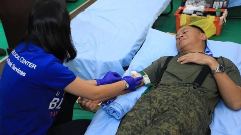 Philippine Army Bloodletting Drive Raises 3K Blood Bags