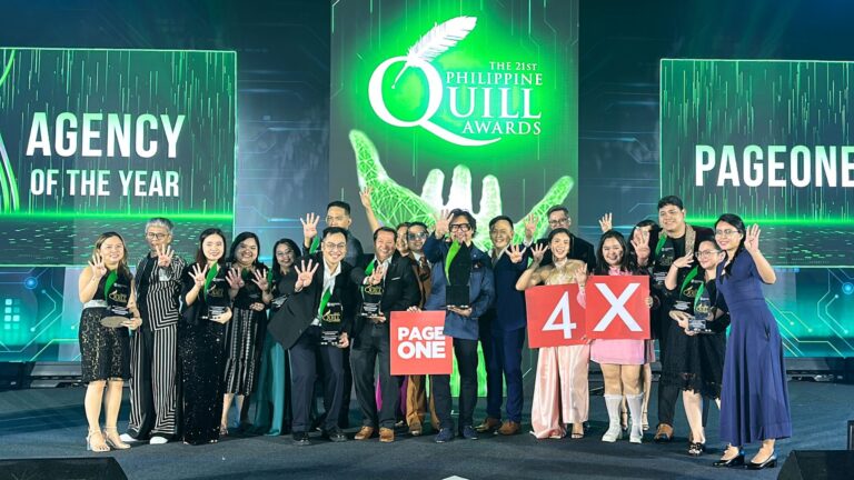 PAGEONE Group Clinches 4th Consecutive Agency Of The Year Title At The Quill Awards