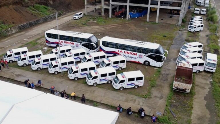 La Union Distributes 40 New Service Vehicles To Villages