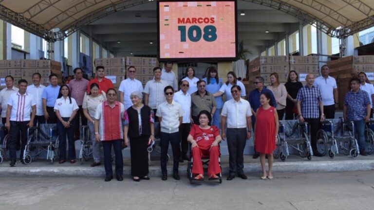President Marcos Leads Turnover Of 575 Wheelchairs To Ilocos Norte LGUs