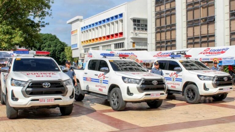 6 New Patrol Vehicles Enhance Iloilo City Police Capacity