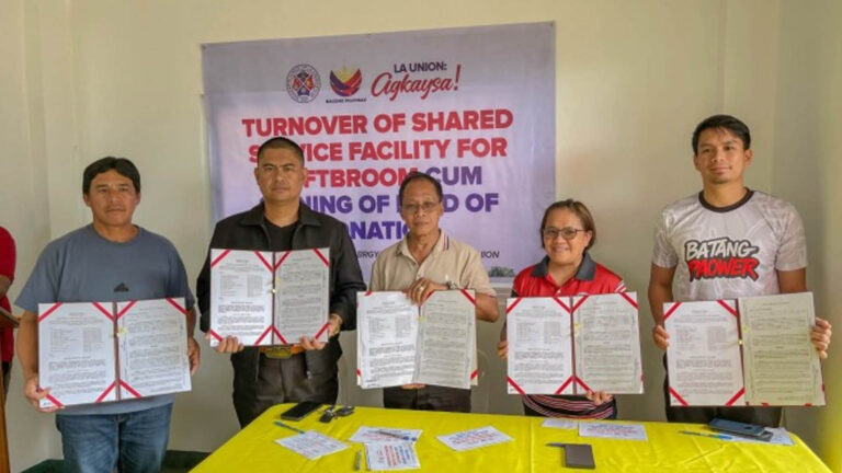 La Union Farmers Get PHP4.8 Million Soft Broom Facility From Provincial Government