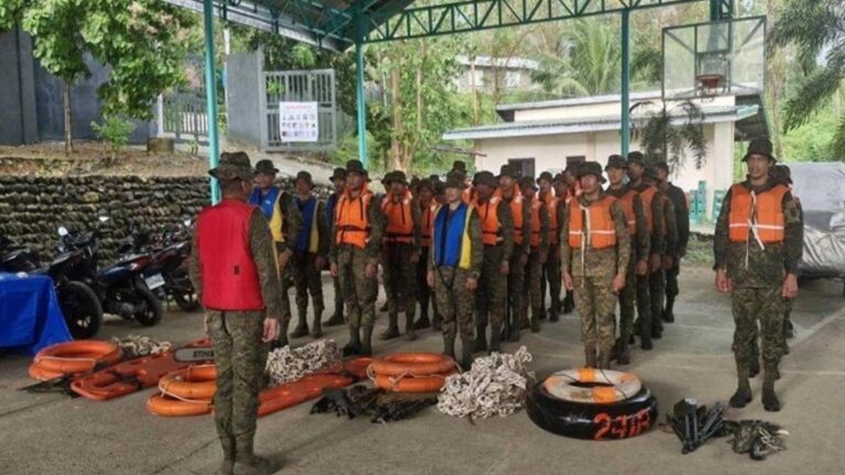 Philippine Army Disaster Response Units On High Alert For Severe Tropical Storm Paolo
