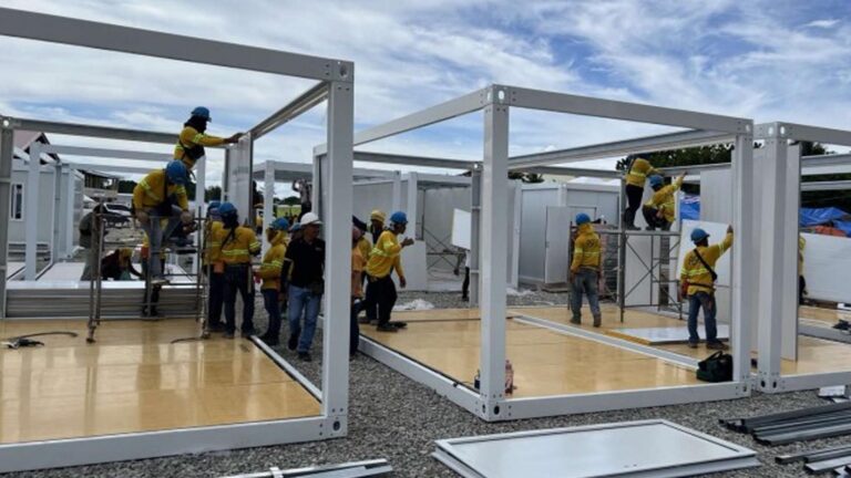DHSUD: Private Firms Send Workers To Set Up Cebu ‘Bayanihan Village’