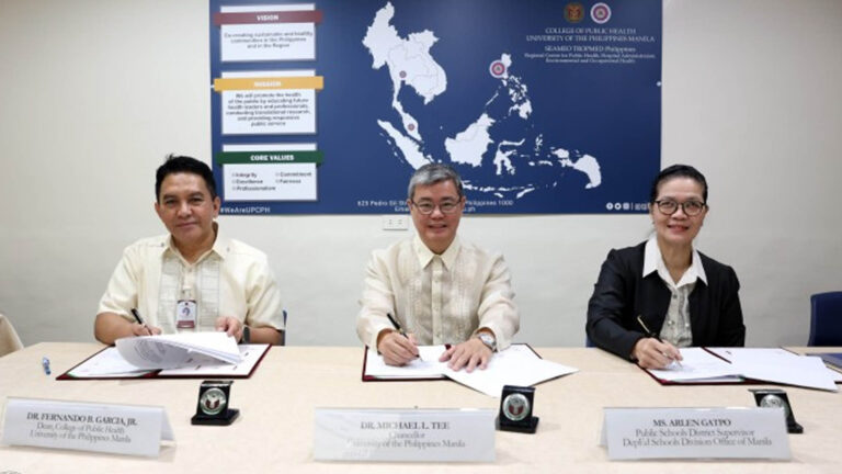 UP Manila, DepEd Partner For Mental Health Literacy In Schools