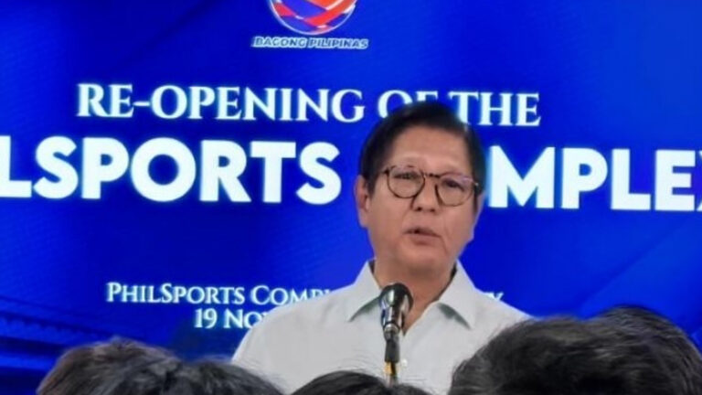 President Marcos Cites Sports’ Importance As PhilSports Complex Gets Upgrade