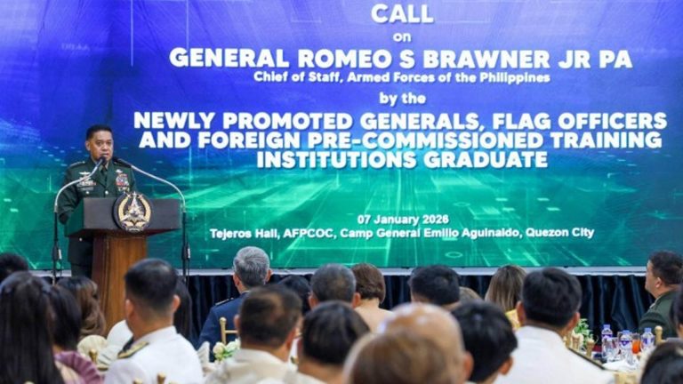 Lead With Humility, Integrity, Brawner Tells Newly-Promoted Officers