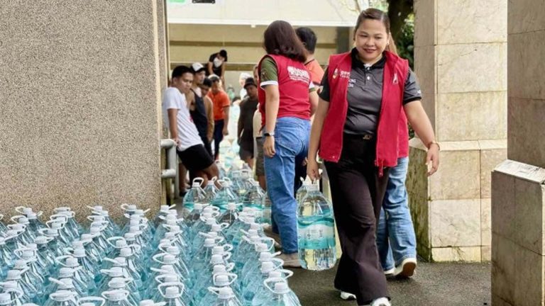 Food Packs, Bottled Water Given To Basyang-Hit Families In Surigao Del Sur