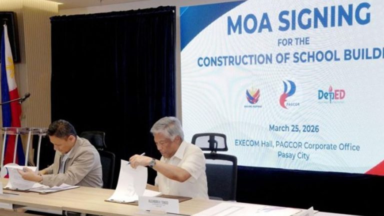 PAGCOR Commits PHP1.4 Billion For Nationwide School Building Program